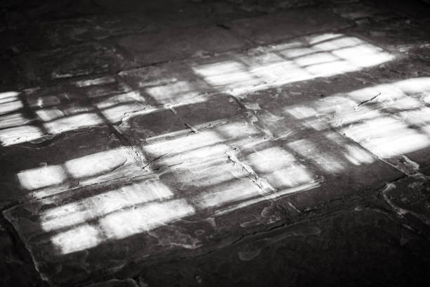 India, Diu, Diu Fort, shadows.