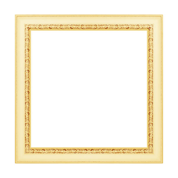 istock Wood frame or photo frame isolated on the white background. 1130084187