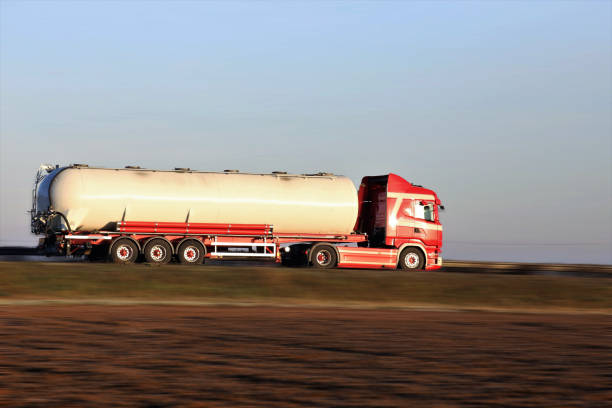 istock Truck on the highway 1130085267
