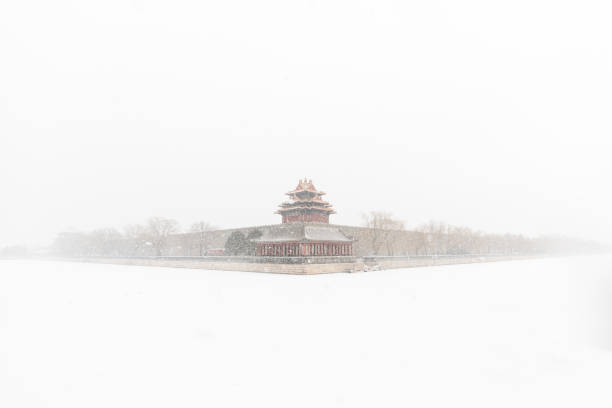 The Forbidden City with Snow - Beijing, China