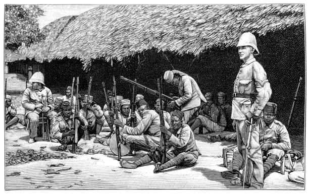 istock Rifle troops in German East Africa 1130092797
