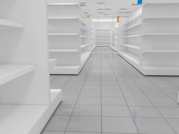 istock shop, store, shopping mall, interior visualization, 3D illustration 1130097847
