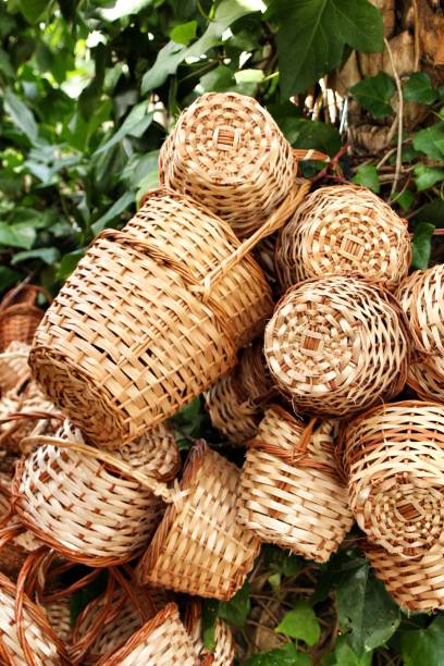 istock Traditional craft hemp baskets in Elche, Spain 1130101027