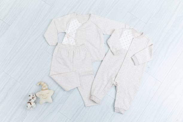 istock Children's knitted suits, breathable and comfortable 1130103237