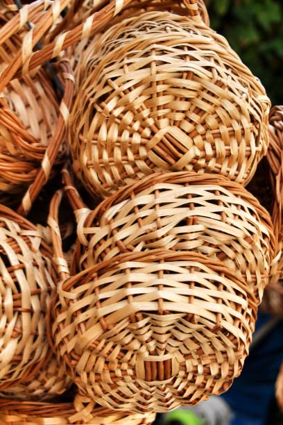 istock Traditional craft hemp baskets in Elche, Spain 1130103333