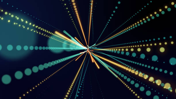istock colorful light energy power simulation moving freely in space background, future energy and data technology of cyber programming concept 1130106281