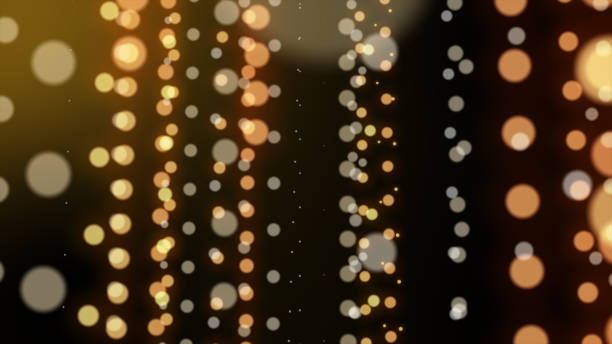 istock Shiny defocus bokeh lighting in romantic blue light night background for luxury celebration abstract backdrop used 1130106288
