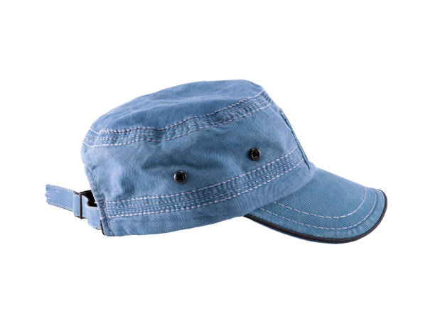 istock blue jean cap (trucker hat) isolated on white background 1130107624