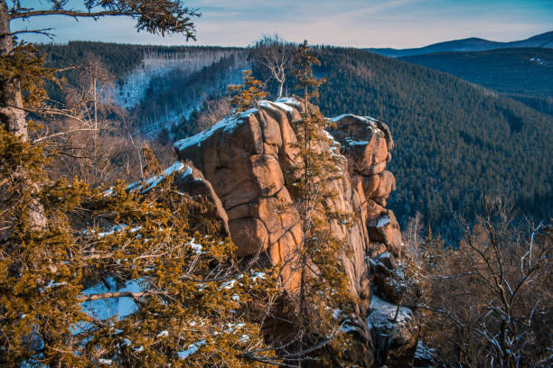 istock Rabenklippe at the Harz Mountains National Park, Germany 1130107696