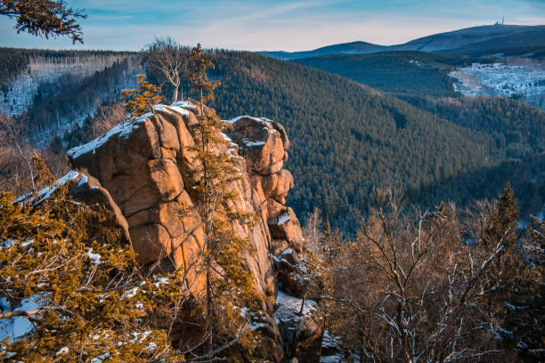 istock Rabenklippe at the Harz Mountains National Park, Germany 1130107767