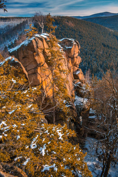 istock Rabenklippe at the Harz Mountains National Park, Germany 1130107972