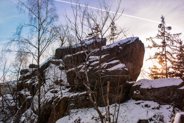 viewpoint with rock formations