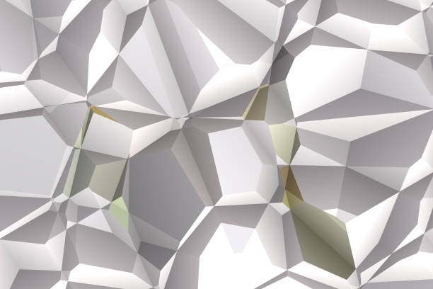 istock Abstract background of polygons on white background 1130109137