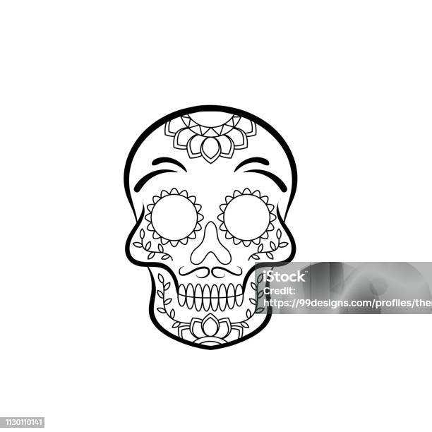 Ảnh Minh Họa Hộp Sọ Đường Mexico Ngày Của Người Chết Dia De Los Muertos Yếu Ảnh Minh Họa Hộp Sọ Đường Mexico Ngày Của Người Chết Dia De Los Muertos Yếu