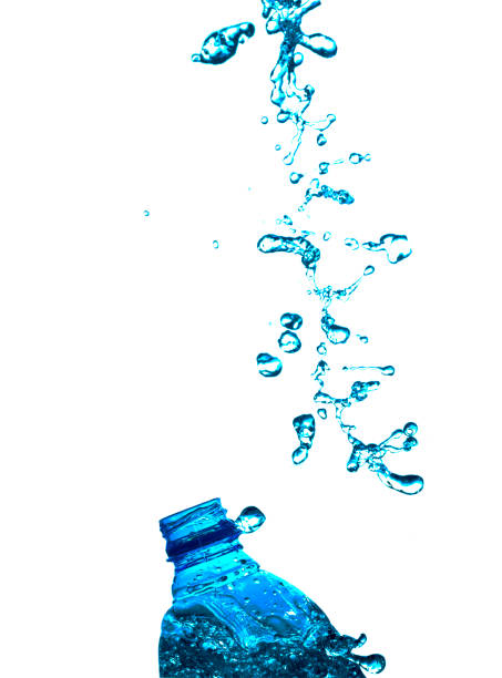 istock bottle of drinking water splashing out isolated on white 1130110760