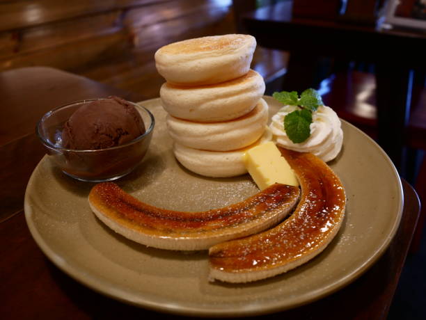 istock Pancakes with butter and syrup 1130111632