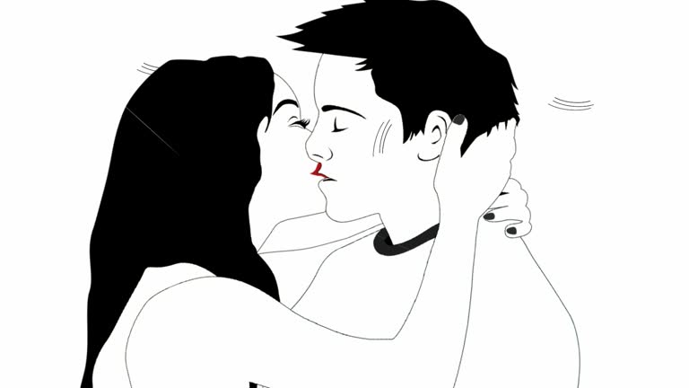 Couple Kissing Cartoon Stock Videos and Royalty-Free Footage - iStock Couple Kissing Cartoon Stock Videos and Royalty-Free Footage - iStock