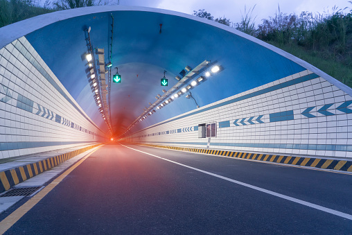 Tunnels on freeway