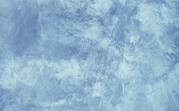 grunge-licht blau bemaltem stuck-hintergrund - stucco wall textured textured effect stock-fotos und bilder