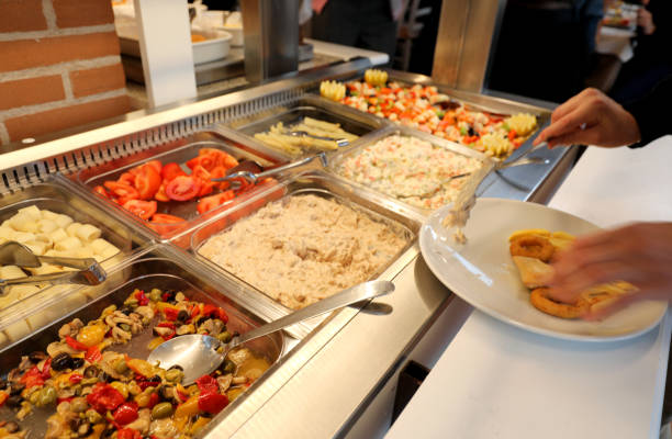 istock self service with raw and cooked foods 1130115082