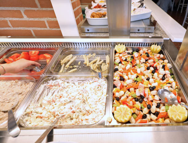 istock self service restaurant with many  foods 1130116970