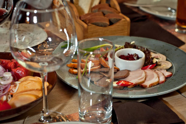 istock delicious dishes on the table in the restaurant. serving table. 1130120130