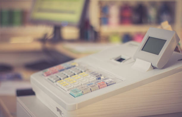 istock Cash register in a store 1130121640