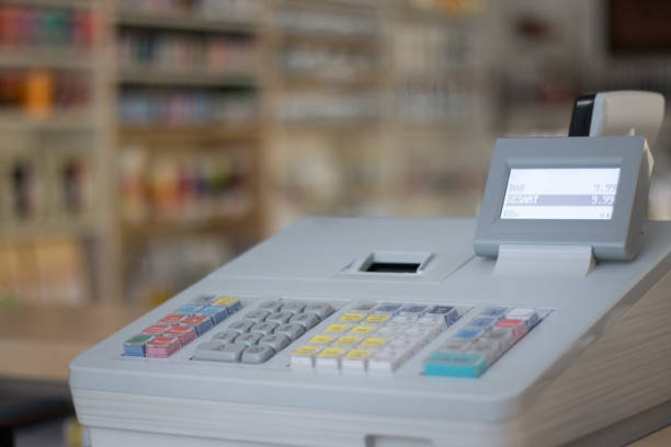 istock Cash register in a store 1130121662