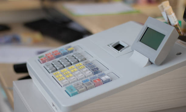 istock Cash register in a store 1130121664