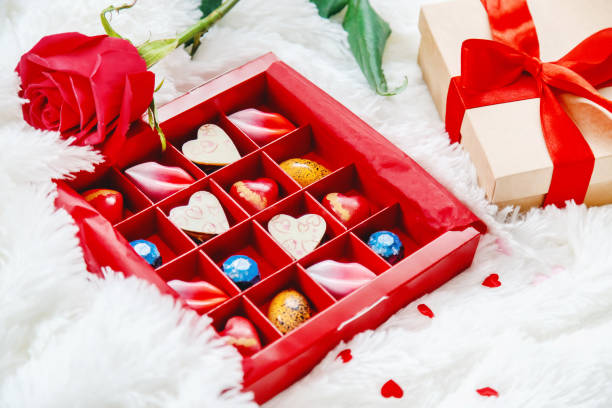 istock sweet gift for the beloved. Selective focus. 1130122725
