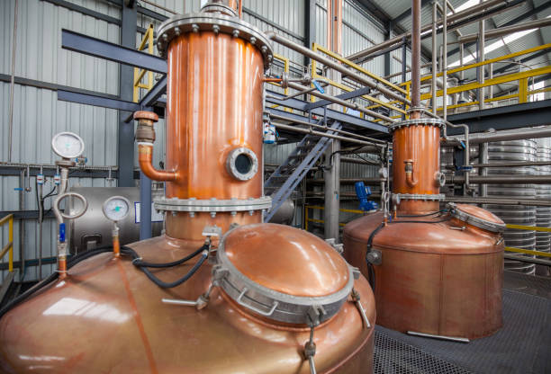 istock Large steel and copper tank 1130130988