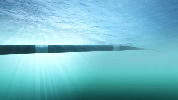 Photo of Construction of an underwater gas pipeline