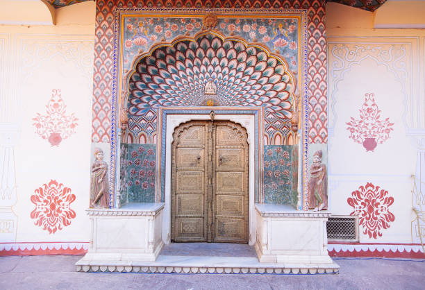 istock Peacock Gate in Jaipur City Palace, Rajasthan, India. 1130131280