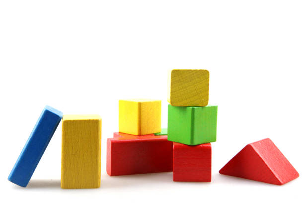istock Studio Shot Of Colorful Toy Blocks 1130133275