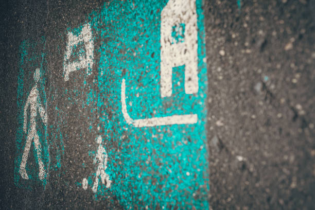 istock Horizontal road sign,  residential area 1130135389