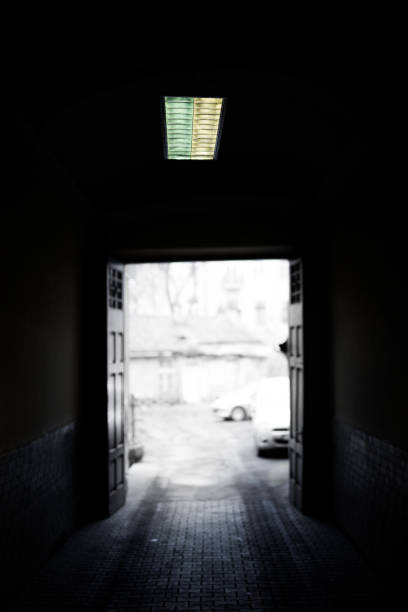 istock Tunnel, hanging lamp 1130136063