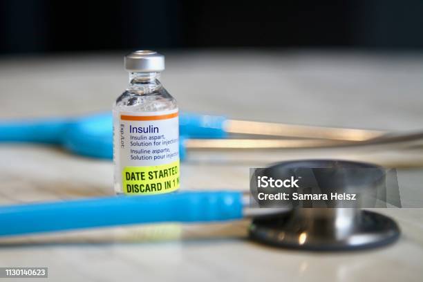Insulin Aspart For Diabetic Patients Stock Photo - Download Image Now