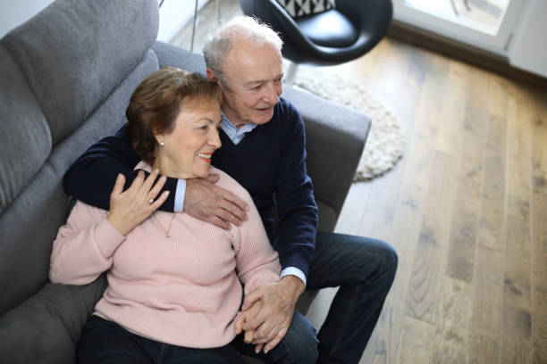 istock Happy senior couple 1130145858