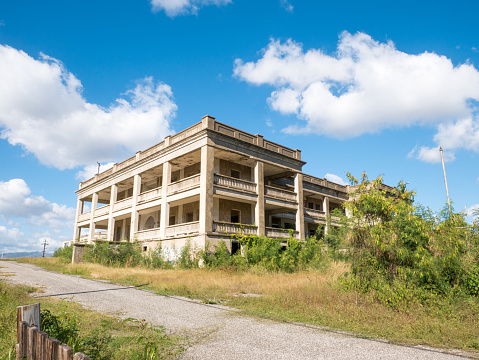 Abandoned old hospital in the countryside of Puerto Rico.