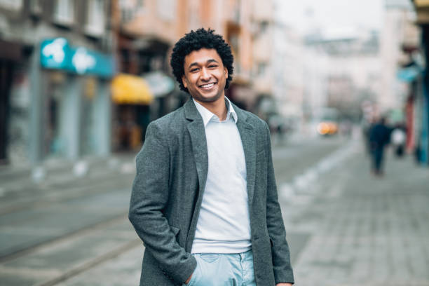 istock Modern man walking on the street 1130160709