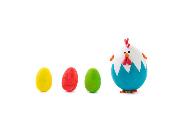 istock Easter holiday decoration crafted,braght and multi colored 1130160946