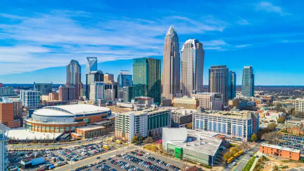 Photo of Aerial of Downtown Charlotte, North Carolina, USA