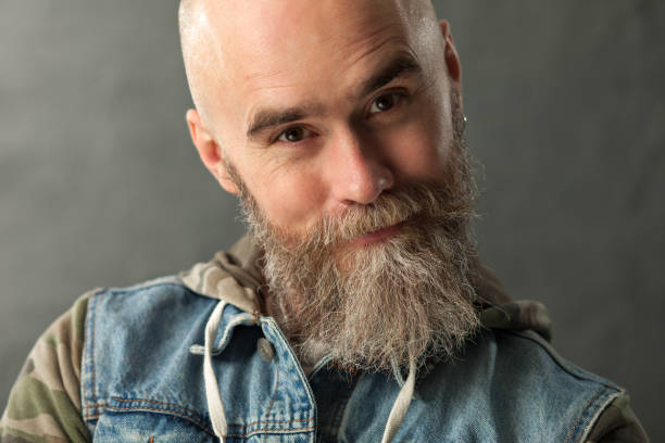 istock Studio portrait of a 35 year old bearded man 1130164009