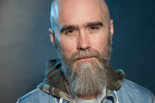 istock Studio portrait of a 35 year old bearded man 1130164041