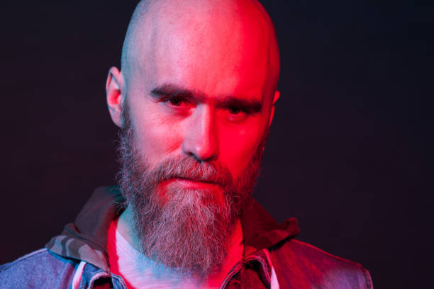 istock Studio portrait of a 35 year old bearded man 1130164178