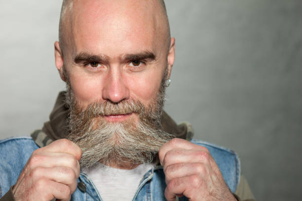 istock Studio portrait of a 35 year old bearded man 1130164285
