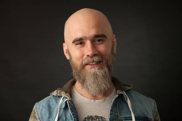 istock Studio portrait of a 35 year old bearded man 1130171068