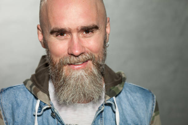 istock Studio portrait of a 35 year old bearded man 1130171179
