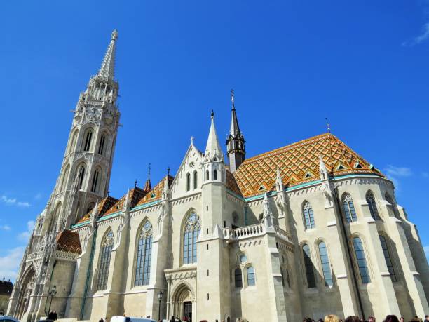 General view of the cathedral stock photo