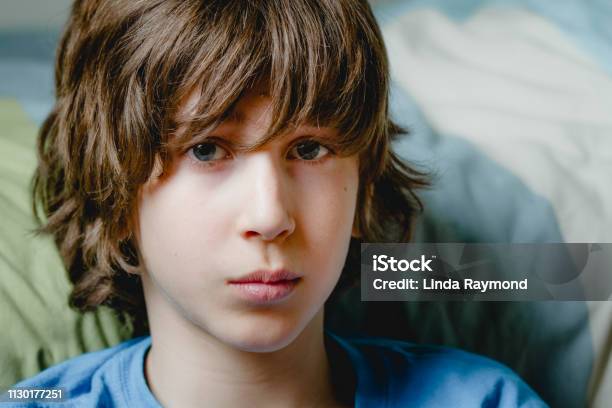 Portrait Of A Teenage Boy Stock Photo - Download Image Now - Boys, Teenage Boys, 12-13 Years